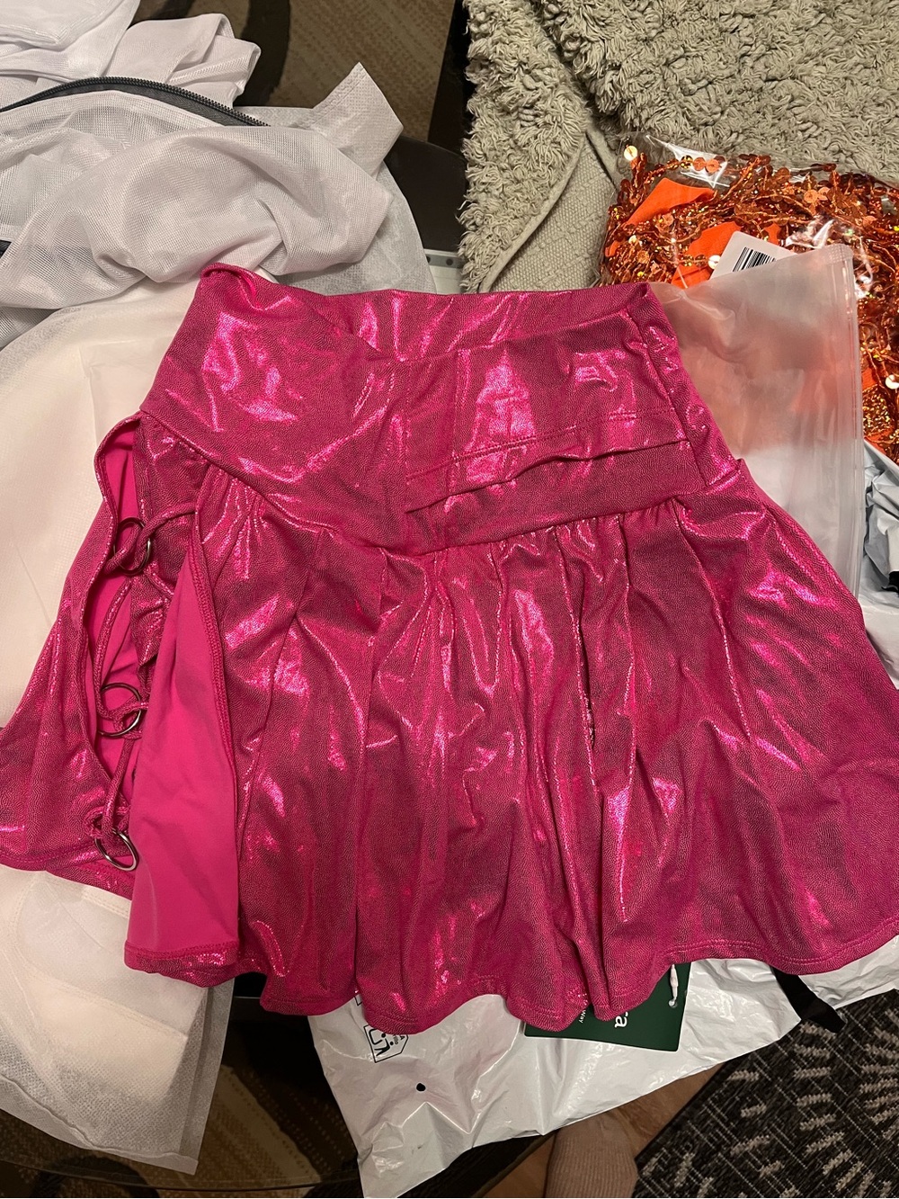 HALARA Metallic Skort. Pink. US size XS. NWT.